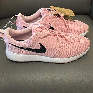 Golf Nike Pink and Black logo Sneakers Men’s Size 9.5
